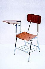 silla universitarias y tapizada 