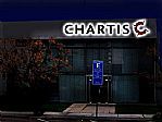 Letrero de Letras Corporea Chartis noche