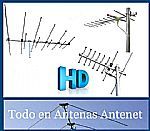 Antenas alta ganancia TV-FM LCD Plasma