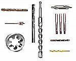 BROCAS HSS/ TITANIO/ TUNGSTENO/ COBALTO/ SDS PLUS/ MACHOS DE ROSCAR/ DADOS TERRAJA