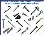 TORNILLOS METALCOM/ MADERA AGLOMERADA/  VOLCANITA/ TRUSS/ CABEZA LENTEJA/ FRAMER/ VULCOMETAL/