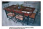 COMEDOR 6 SILLAS DE TERRAZA A PEDIDOS