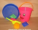 Balde de Playa con Ojitos y Accesorios