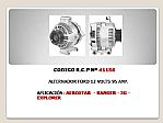 ALTERNADOR FORD 12 VOLTS. 95 AMP. 