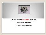 ALTERNADOR DAEWOO 12 VOLTS.