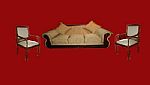 SOFA IMPERIAL + 2 SITIALES ADAMS