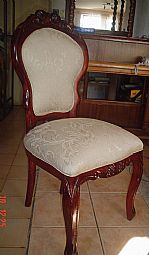 Silla victoriana rosas