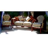 JUEGO SOFA + PRESIDENCIALES TALLADO