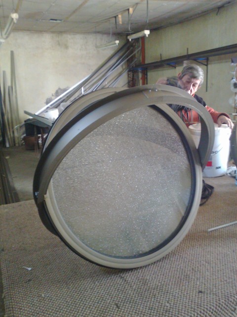 Ventanas de madera termopanel bow windows